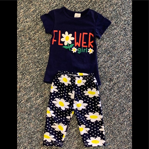 Girls 2 pc legging set - Picture 1 of 2